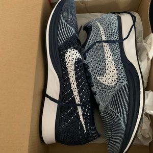 Nike Flyknit RacerBlue tint White-BlueCapWomen 8
